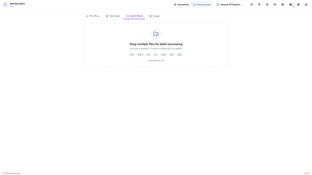 Batch processing demo preview