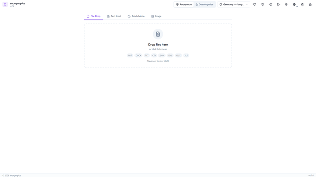 Anonimización de archivos modo cifrado con AES-256-GCM en español