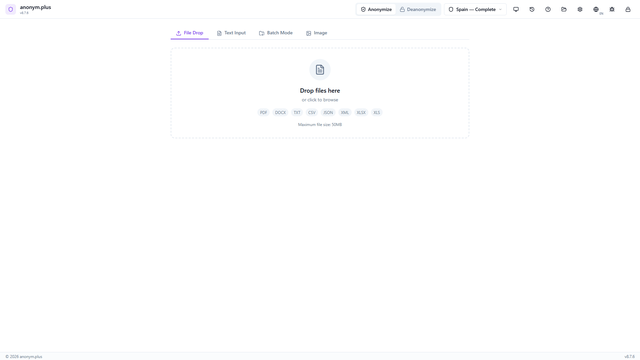 Anonymisation de fichiers mode chiffrement avec AES-256-GCM en français